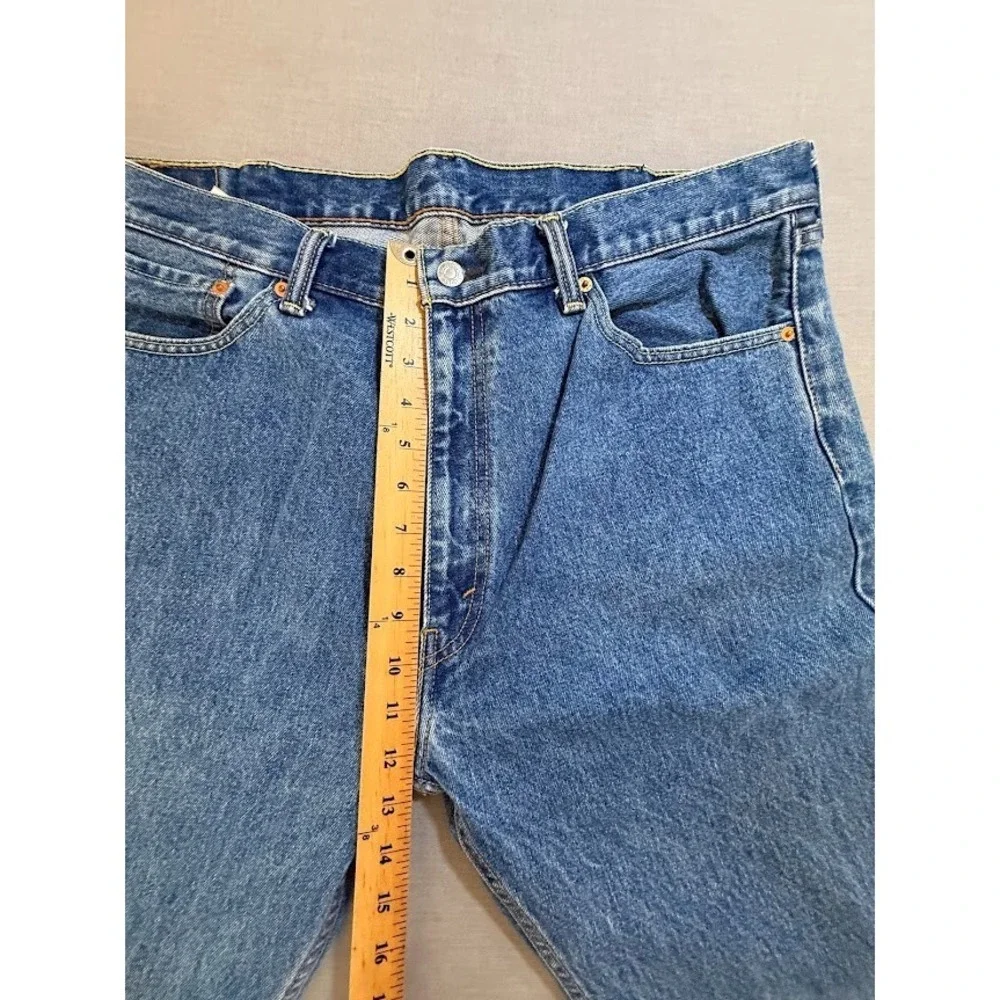 Levi's 505 Jeans Mens 40 Blue‎ Denim Straight Loose Pocketed Men 40X30.